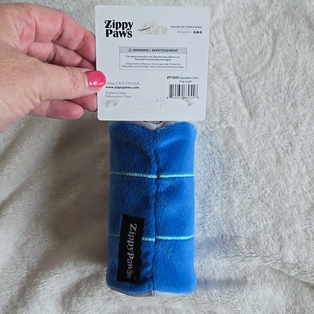 Zippy Paws Squeakie Can Dog‎ Toy NWT